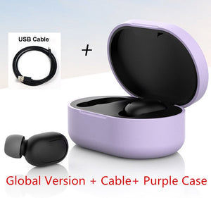 Original Xiaomi Redmi Airdots TWS Xiaomi sans fil écouteur stéréo basse BT 5.0 réduction de bruit robinet contrôle écouteurs AI contrôle