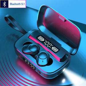 Oringinal Bluetooth Earbuds TWS Headset Wireless Headphones Touch Control HiFI Stereo Earbuds Digital display for sport