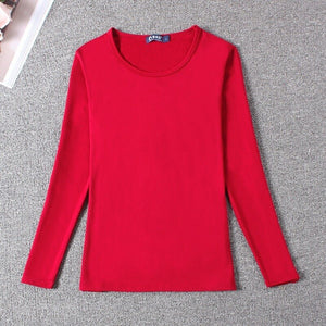 New Autumn Sweater Women Long Sleeve Plus Velvet Women Casual Bottoming Shirt Women Pullover Sweater Pull Femme Sweatershirt