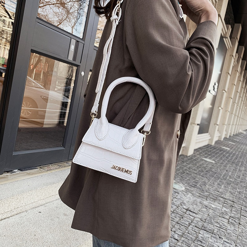 Jacquemus Mini Purses and Handbags for Women 2020 Crossbody Bag Famous Brand Totes Luxury Designer Hand Bags crocodile pattern