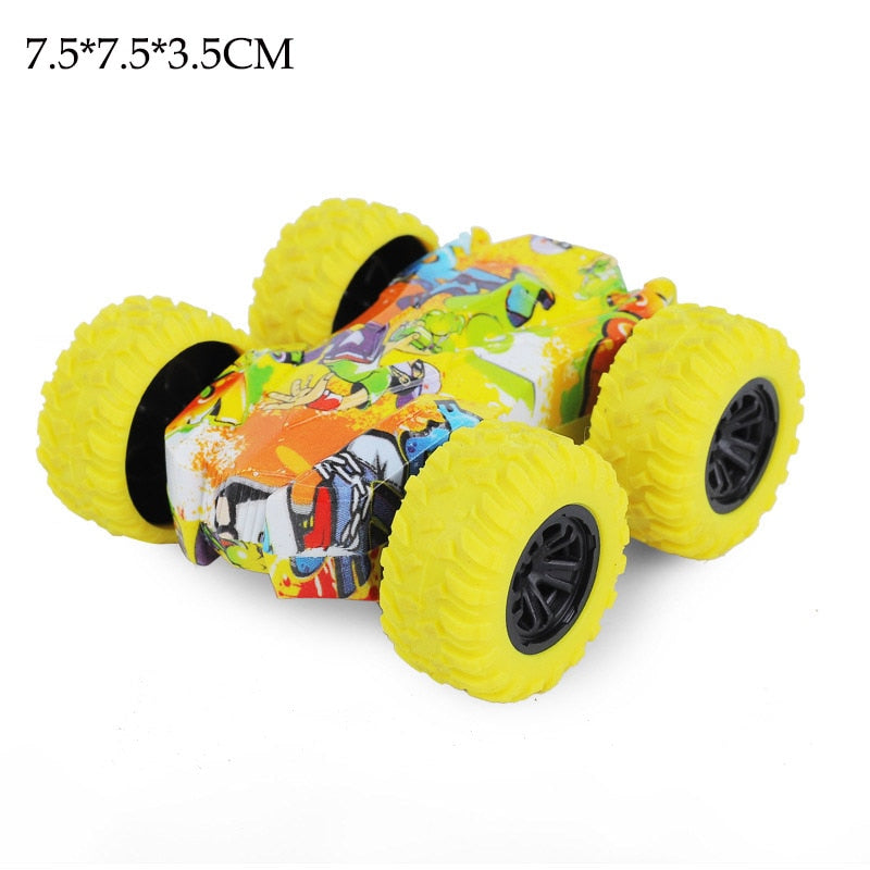 Mini inertiel tout-terrain véhicule Pullback enfants jouet voiture en plastique Friction cascadeur voiture Juguetes Carro enfants jouets pour garçons