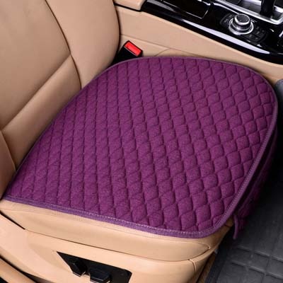 Flax Car Seat Cover Four Seasons Front Rear Linen Fabric Cushion Breathable Protector Mat Pad Auto accessories Universal Size