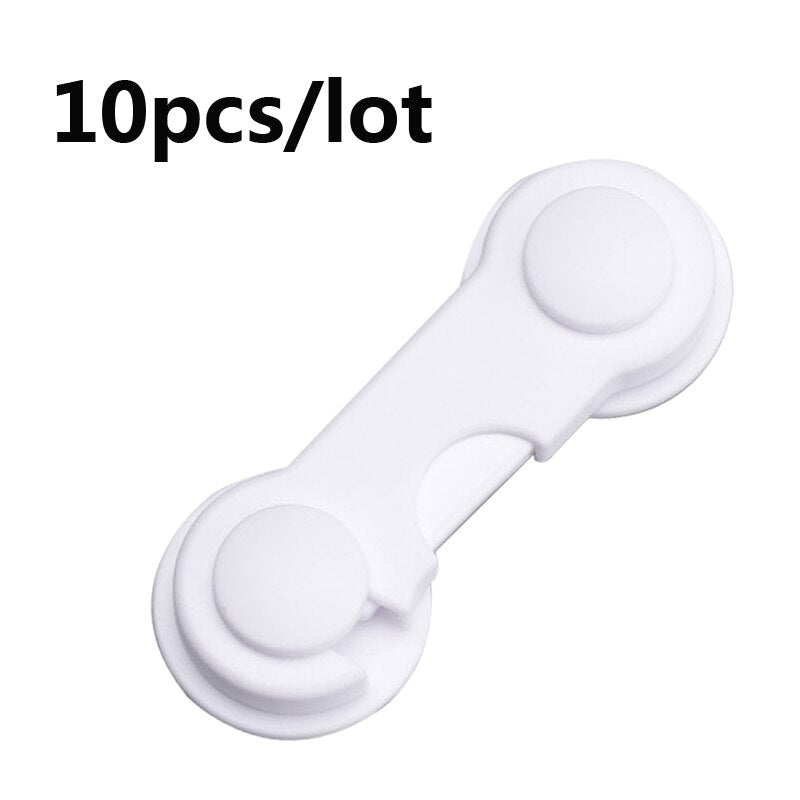 QWZ Child Safety Cabinet Lock Baby Proof Security Protector Drawer Door Cabinet Lock Plastic Protection Kids Safety Door Lock