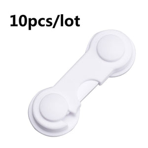 QWZ Child Safety Cabinet Lock Baby Proof Security Protector Drawer Door Cabinet Lock Plastic Protection Kids Safety Door Lock