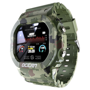 LOKMAT océan montre intelligente hommes Fitness Tracker pression artérielle Message pousser moniteur de fréquence cardiaque horloge Smartwatch femmes pour Android