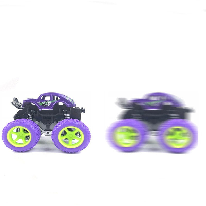 Mini inertiel tout-terrain véhicule Pullback enfants jouet voiture en plastique Friction cascadeur voiture Juguetes Carro enfants jouets pour garçons