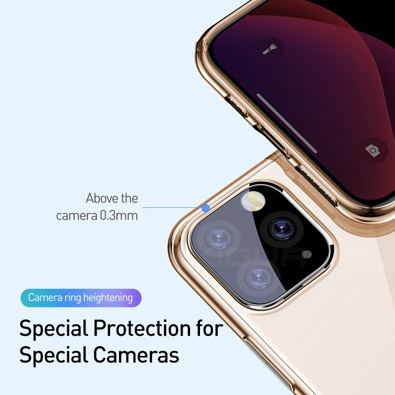 Luxury Clear Soft TPU Case For iPhone 11 Pro Max 7 8 6 6s Plus 7Plus 8Plus X XS MAX XR Transparent Phone Case For 5 5s SE 6sPlus