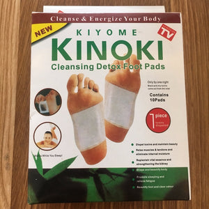 Kinoki 10pcs Pads+10pcs  Kinoki Detox Foot Patches Pads Body Toxins Feet Slimming Cleansing HerbalAdhesive Hot Foot Massager