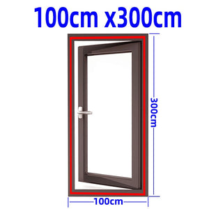Inset Window Screen Mesh, Air Tulle Adjustable Summer Invisible Anti-Mosquito net Fiberglass Removable Washable Customize Screen