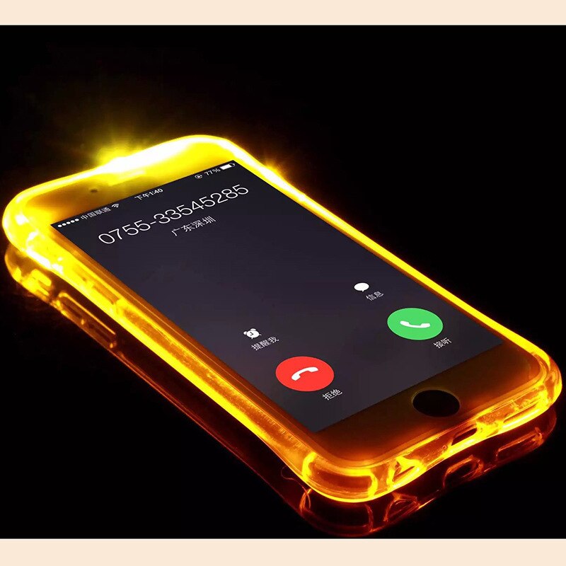 Incoming flashing phone cases Suitable for HUAWEI P30 Lite mate20Pro nova3 4 honor10Lite,Transparent TPU Anti-fall phone case