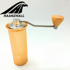 HAANZHALL 50MM manuel moulin à café en acier inoxydable broyeur de fraises conique café grain miller manuel café fraiseuse