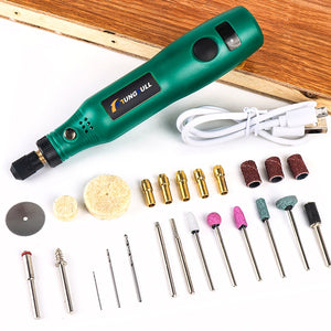 TUNGFULL outil rotatif sans fil USB bois gravure stylo bricolage pour bijoux métal verre sans fil perceuse Mini perceuse électrique