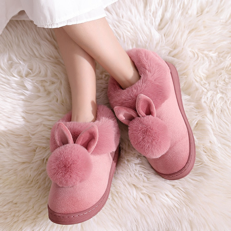 Rabbit Ear Home Indoor Slippers