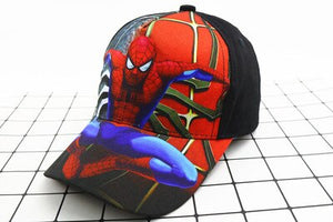 Anime Disney Marvel Frozen Mickey Mouse Kids Hat Boy Girl Travel Caps Spiderman Mickey Minnie Baby Caps Figure Gift Toys 2-8Y