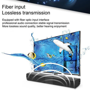 Sound Bar Speaker Bluetooth 3.0 Wireless Music Speaker EDR Home Theater Audio With Aux TF Card Microphone Stereo Speaker