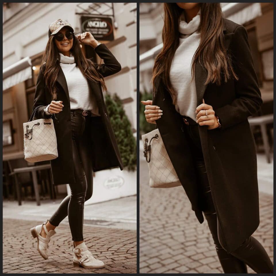 Autumn winter plus size buttons khaki black beige zaraing-style za 2020 women sheining vadiming women female jacket coat