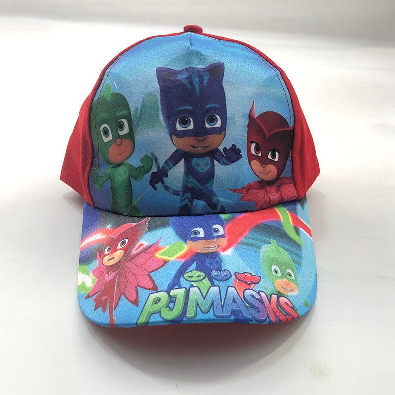 Pj masques dessin animé chapeau de soleil casquette pointe enfants coton Anime Figure Gyro Juguete Catboy Owlette Gekko nouveau cadeau pour les enfants