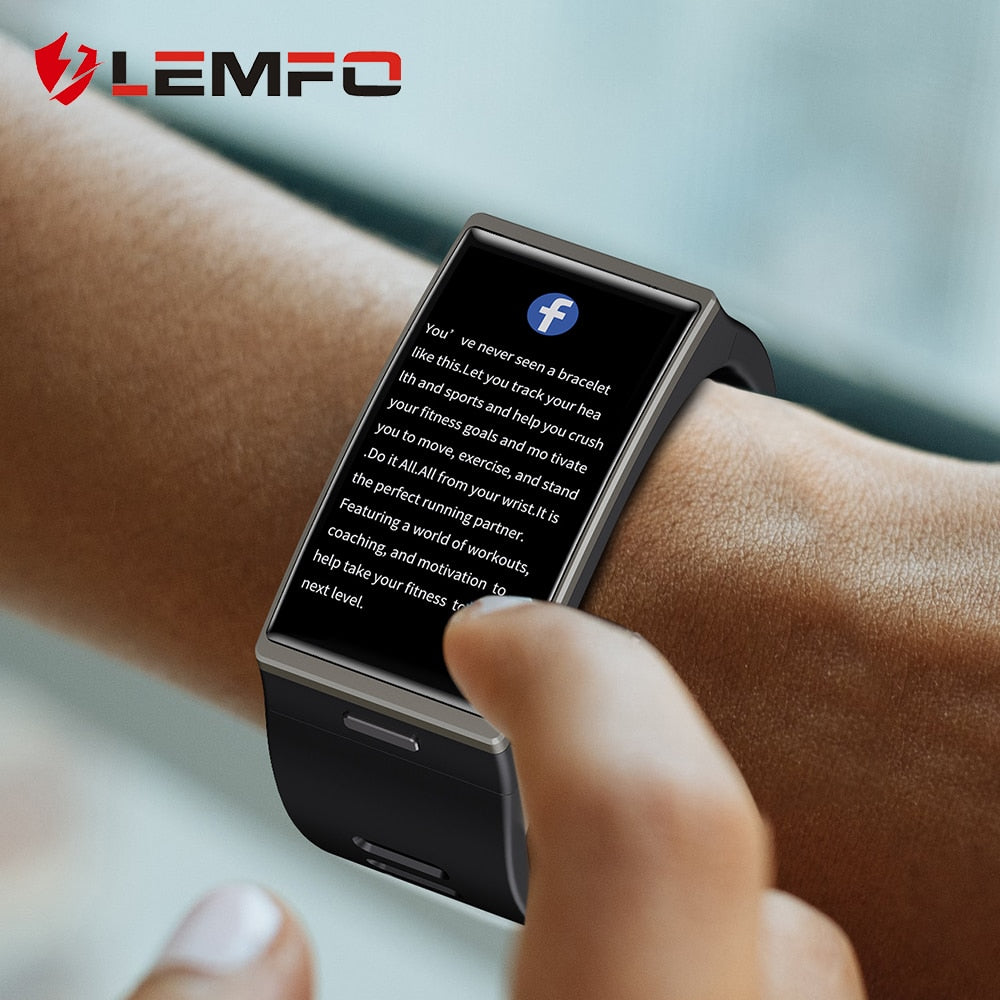 Smartwatch 202 1.9 Inch 170*320 Screen LEMFO DM12 Smart Watch Men IP68 Waterproof Sport Heart Rate Blood Pressure Android IOS
