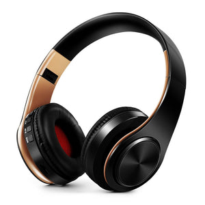 HIFI stereo earphones bluetooth headphone music headset FM and support SD card with mic for mobile xiaomi iphone sumsamg tablet