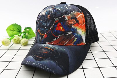 Anime Disney Marvel Frozen Mickey Mouse Kids Hat Boy Girl Travel Caps Spiderman Mickey Minnie Baby Caps Figure Gift Toys 2-8Y