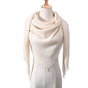Designer 2020 knitted spring winter women scarf plaid warm cashmere scarves shawls luxury brand neck bandana pashmina lady wrap
