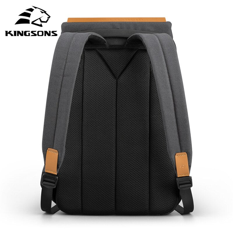 Kingsons 15" Laptop Backpack External USB Charge Computer Backpacks Anti-theft Waterproof Bags for Men Women Hot рюкзак Mochila