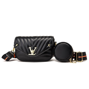 Wide Strap 2020 Women PU Leather Small Handbags Famous Brand Designer Lady's Shoulder Crossbody Mini Bag Purses And Handbag