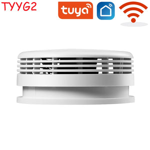 Independent Smoke Detector Sensor Fire Alarm Home Security System Firefighters Tuya WiFi/433mhz Smoke Alarm Fire Protection