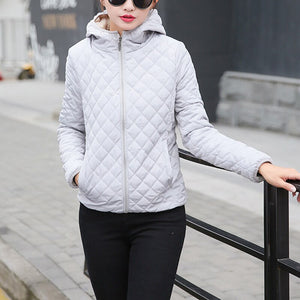 Vangull Women Hooded Jacket Casual Basic Warm Velvet Lamb Parka Coat 2020 Autumn Winter New Solid Light Soft Famale Outerwear