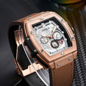Montre de Sport de luxe pour hommes ONOLA mode quartz horloge grand visage montre-bracelet montres décontractées hommes relogio masculino