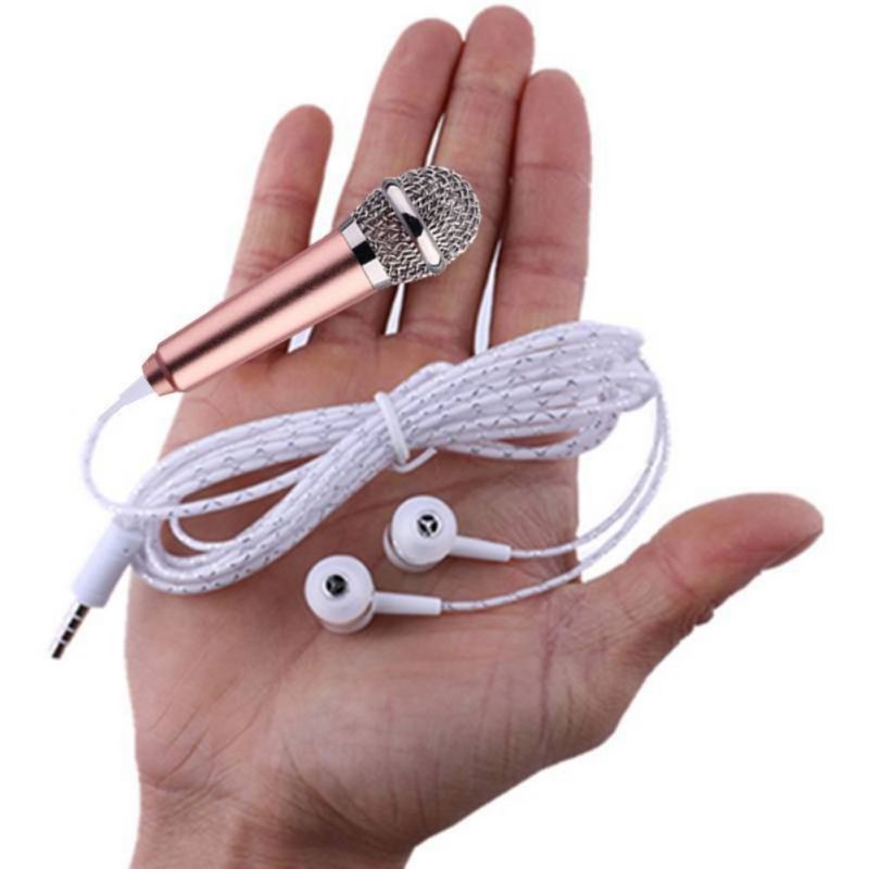 Live téléphone portable universel filaire Microphone petit Microphone condensateur casque dans l'oreille écouteurs #22