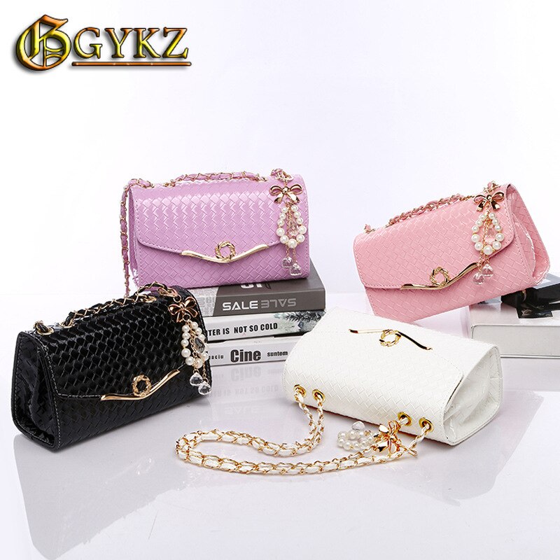 Gykz Satchel Handbag for Women Small Shoulder and Crossbody Chain Bag Luxury Designer Flap 2020 New Pu Korean High Quality Cheap