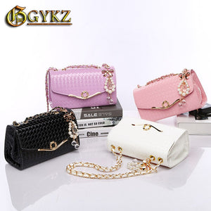 Gykz Satchel Handbag for Women Small Shoulder and Crossbody Chain Bag Luxury Designer Flap 2020 New Pu Korean High Quality Cheap