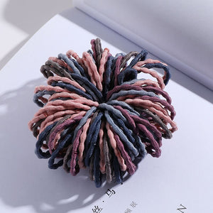 100PCS/Set Girls Candy Colors Nylon Elastic Hair Bands Children Rubber Band Headband Scrunchie Fashion Hair Accessories