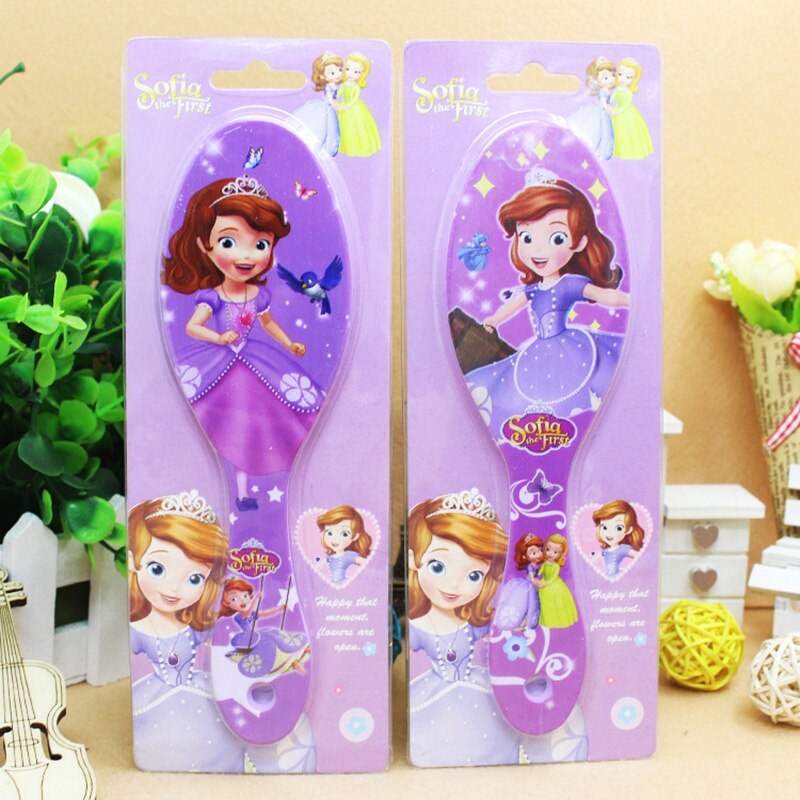 Disney Frozen Girls Comb Sofia Princess Minnie Little Pony Girls Cute Massage Comb Mickey Comb Disney Cartoon comb Toys gifts