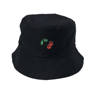 Unisex Embroidered Alien Foldable Bucket Hat Beach Sun Hat Street Headwear Fisherman Outdoor Cap Men and Woman Hat