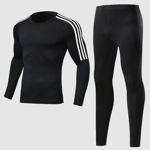 Men Quick-drying Compression Training Tracksuit Warm Gym Sport Suit Jogging For Homme Man Running Tight Fitness Workout Clothes