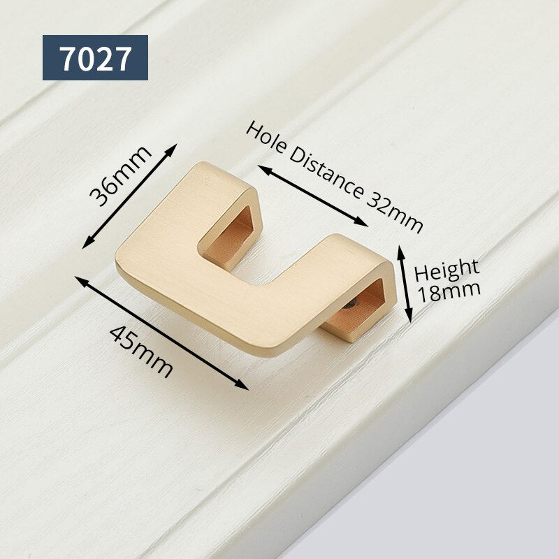KAK European Style Vintage Gold Cabinet Pulls Solid Zinc Alloy Kitchen Cupboard Handle Drawer Knobs Furniture Handle Hardware
