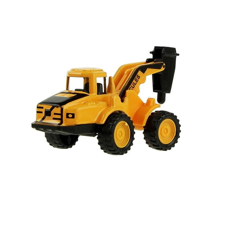 8 Styles Mini ingénierie alliage voiture tracteur jouet camion à benne basculante modèle classique jouet voitures pour enfants garçon cadeau
