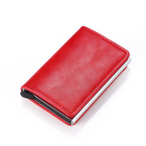 Aluminum Metal Credit Business Mini Card Wallet 2020 Dropshipping Man Women Smart Wallet Business Card Holder Hasp Rfid Wallet