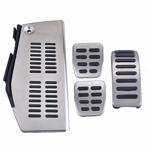 SPEEDWOW Stainless Steel Car Pad Foot Rest LHD Pedal For VW Polo Golf 4 Bora Beetle RSi GTI R32 For Audi A3 SEAT Leon 1M Toledo