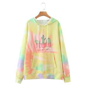 Wixra femmes sweat-shirts à colorant Femme nouvelle mode sweats à capuche chauds poche à manches longues automne hiver haut décontracté