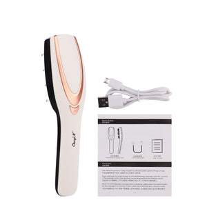 Phototherapy Head Massager Prevent Hair Loss Comb Electric Vibration Scalp Massager USB Hair Brush Promote Blood Circulation 31