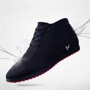 QFFAZ haut hommes chaussures respirant hommes chaussures décontractées à lacets baskets chaussures 2020 mode chaussures plates Zapatillas Hombre