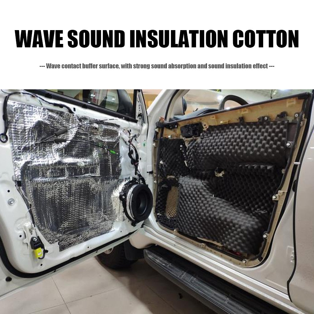 50x80cm 18mm Thick Car Sound Deadening Mat 20x31 inch Automotive Noise Insulation Sound Proofing Foam Autos Accessories