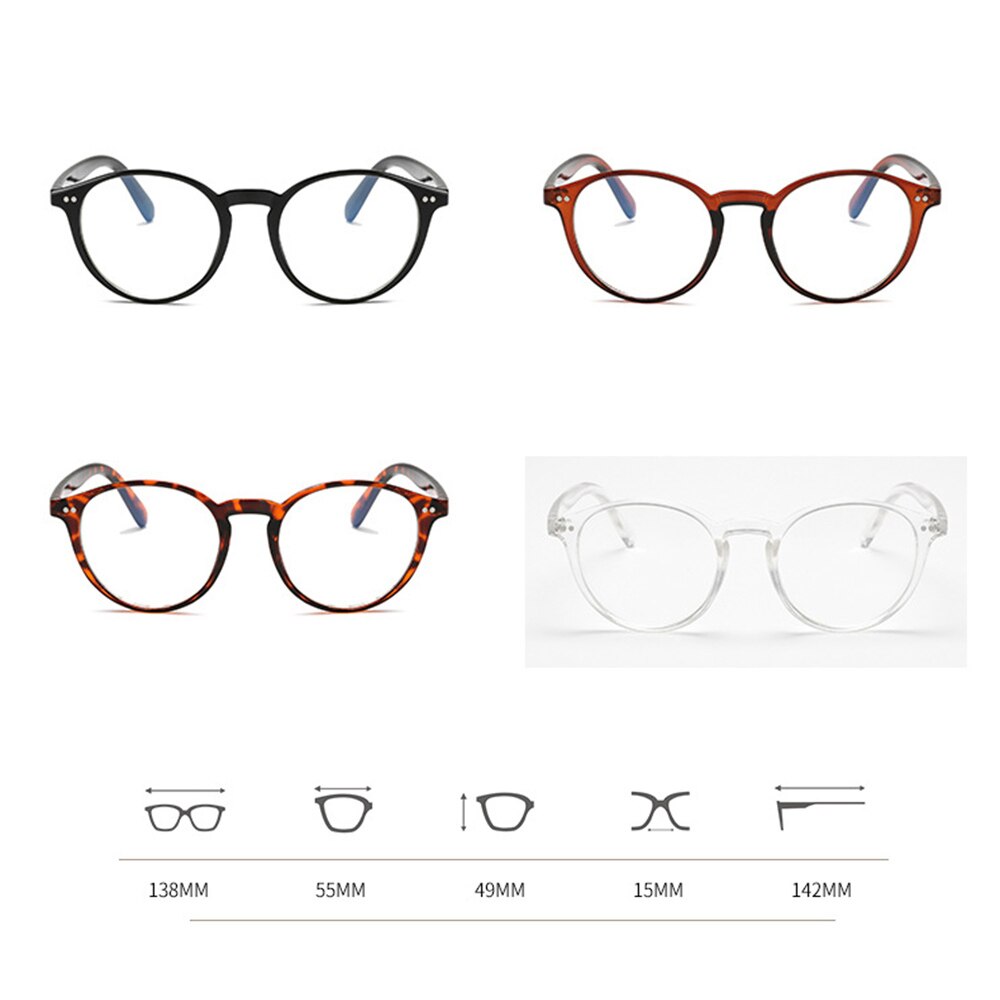 Vintage Retro Round Eye Blue Light Blocking Glasses Women Men Optical Spectacles Frames Eyewear Unisex Computer glasses Frame