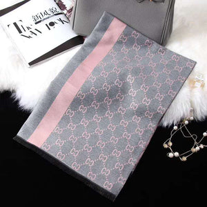Winter Shawls Thick Warm Lady Scarves Pashmina Wraps Print Female Stoles