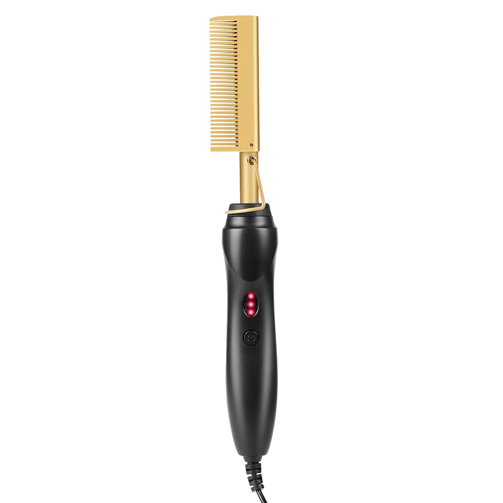 Hair Straightening Brush Hair Flat Irons Fast Hot Heating Comb Hair Straight Styler Corrugation Curling Iron Hair Curler