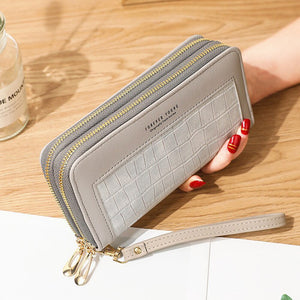 Long Women's Wallet Purses Tassel Coin Purse Card Holder