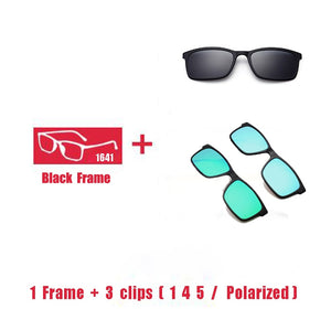 Eyeglasses Brand designer Polarized Magnet Clip glasses frame men women Myopia Prescription Glasses Optical sunglasses Eyewear
